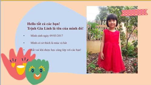 Bé gia linh lớp b1